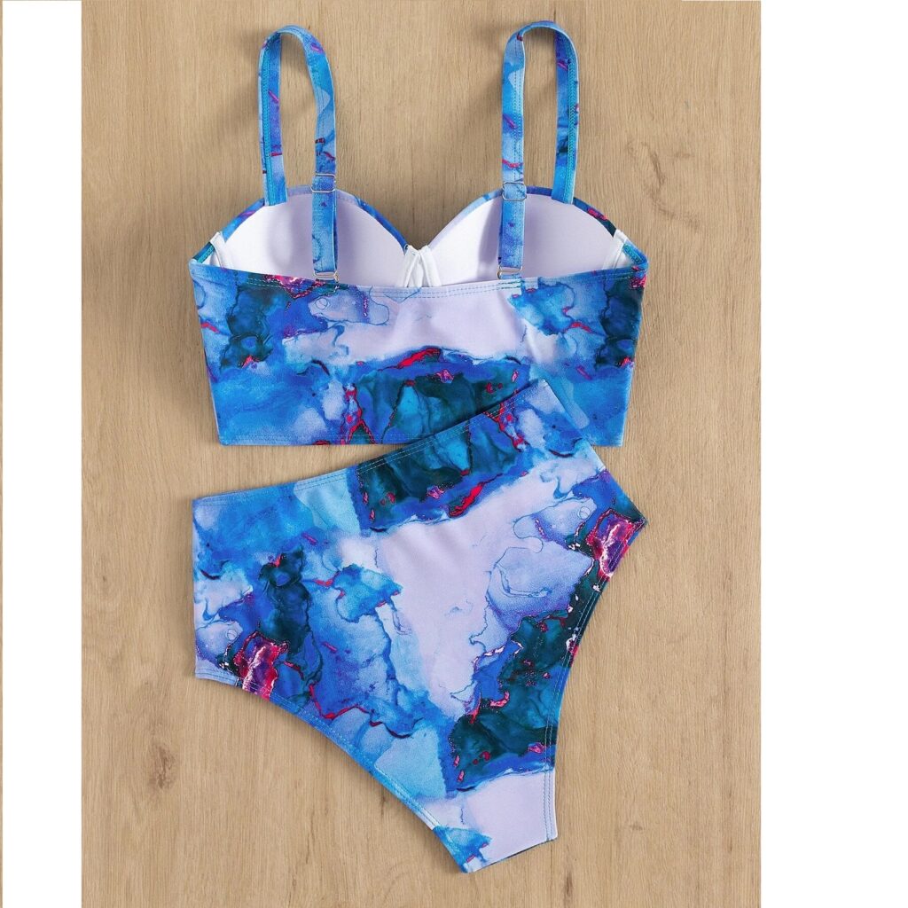 Swimwear Laria Blue High Rise Bikini Mple Mpikini Magio